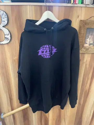 WARP RECORDS 후드티 2XL 미사용 블랙
