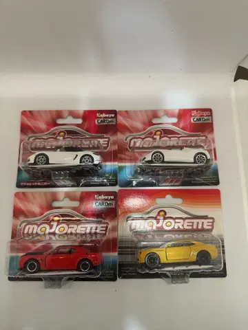 마조레트 미니카 4대 세트 스포츠카 미개봉