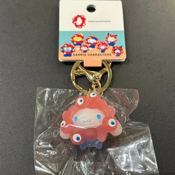 만박 산리오 미야쿠미야쿠 입체 마스코트 키링 클리어 시나모롤