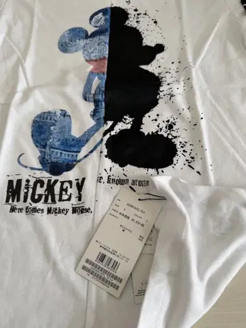 디즈니 미키마우스 롱 슬리브 T셔츠