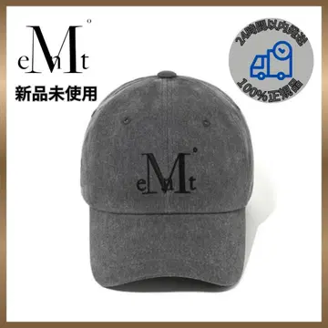 [ 미사용 새상품 ] mucent 무센트 애쉬 그레이 로고 캡