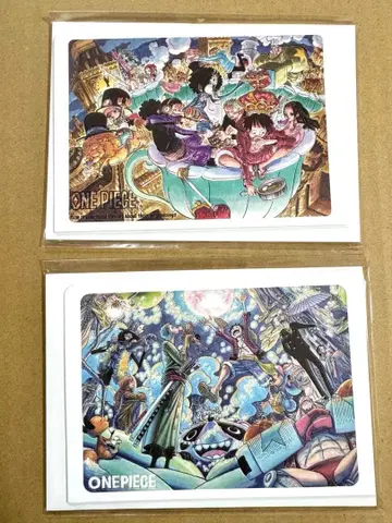 ONE PIECE Rofj 아트 카드 조로 루피 2장 세트