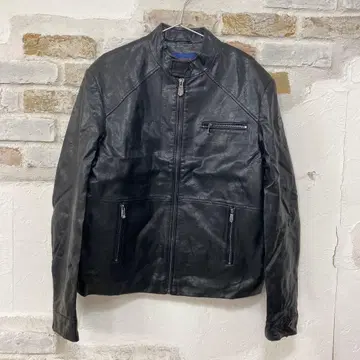 새상품급 천연 가죽 리사르디 블랙 가죽 자켓