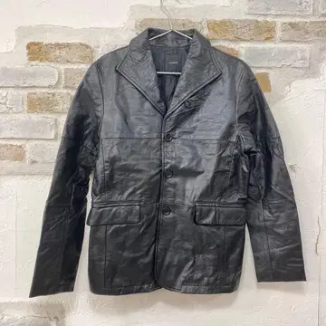 새상품급 천연 가죽 roshell 블랙 가죽 자켓 M 사이즈