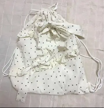 kutir 리본 프릴 모듬 냅색