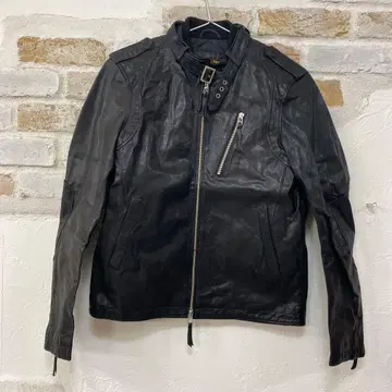 새상품급 염소 가죽 M 빔즈 하트 레더 싱글 라이더 자켓