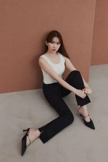 herlipto 데님 청바지 블랙 23사이즈