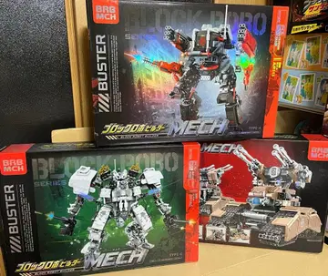 블록 로봇 빌더 MECH 3종 세트