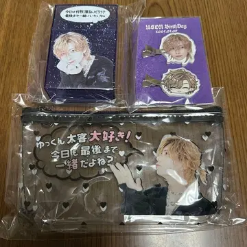 러브시크 유선 클리어 파우치 폴라로이드 케이스 앞머리 클립