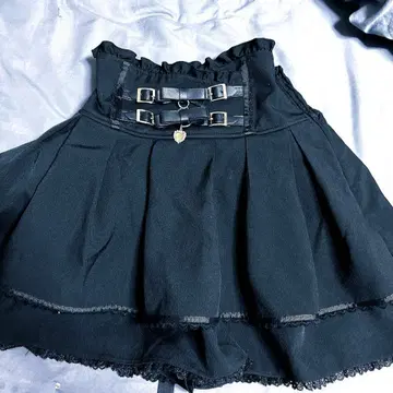 LIZLISA 리본 벨트 치마바지