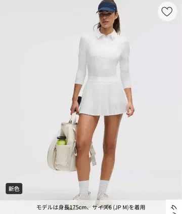 룰루레몬 Varsity 하이라이즈 플리츠 테니스 스커트