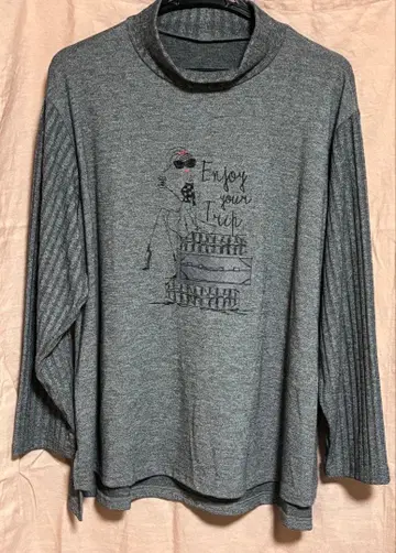 미제르 자수 장식 티셔츠 3L 사이즈