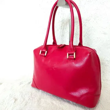 [컨디션 최상] Kitamura 키타무라 보스턴 토트백 금장 장식 숄더