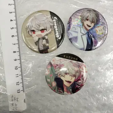 Kuzuha 캐릭터 캔뱃지 3개 세트 니지산지 쿠츠하