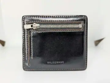 WILDSWANS 블랙 가죽 카드 케이스