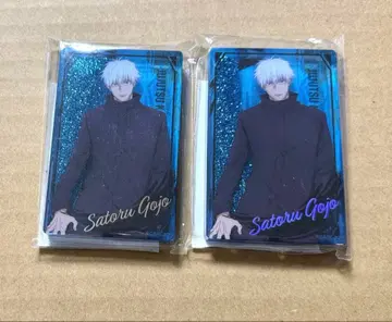 주술회전 시부야 사건 글리터 아크릴 블록 고죠 사토루 2종 세트