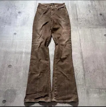 2000's 플레어 데님 부츠컷 청바지 페이드 y2k 그런지