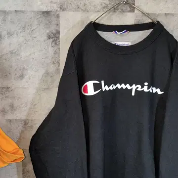 챔피온 맨투맨 트레이닝복 블랙 L A27,7