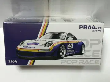 팝 레이스 1/64 포르쉐 RWB 997 RED BLUE