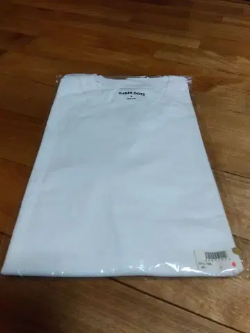 THREE DOTS 화이트 V넥 티셔츠 S