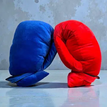 FANS 손을 넣을 수 있는! 복싱 그로브 봉제 인형 XL 프리미엄