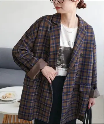 Discoat W 브레스 자켓 브라운