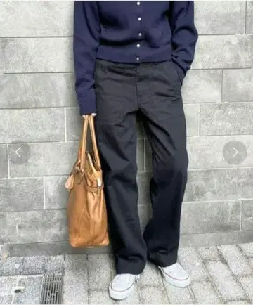 Spick & Span 루즈 베이커 팬츠 블랙 34 [ 새상품급 ]