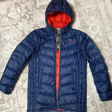 PUMA XL 다운 자켓 네이비/오렌지