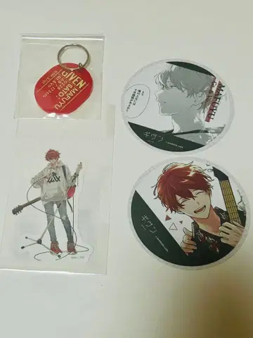 기븐 애니카페 마후유 스티커 코스터 오벌 키링 세트