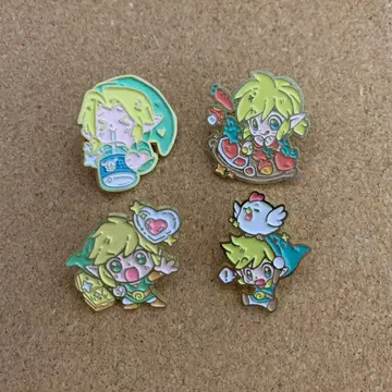 젤다의 전설 링크 핀즈 4점 세트