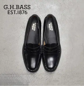 [ G.H. BASS ] 블랙 가죽 로퍼