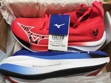 [새상품] Mizuno neo vista 적귀 청귀 러닝 25.5cm