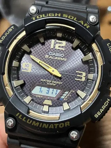 CASIO 아나디지 카시오 손목시계 AQ-S810W-1A3V 터프 솔라