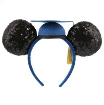 디즈니 미키마우스 머리띠 졸업 모자