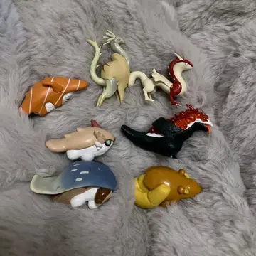 스시 드래곤 마스코트 볼체인 가챠 캡슐 토이