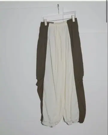 anuke 바이컬러 파라슈트 팬츠 38