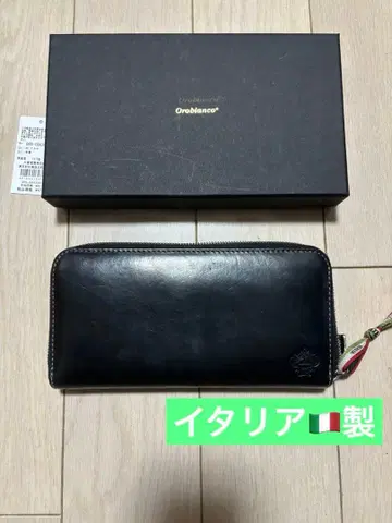 [새상품급] 오로비안코 Orobianco 지갑 장지갑 이탈리아제 소가죽