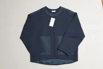 네이비 퀼팅 자켓 집업