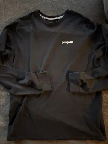 파타고니아 긴팔 티셔츠 S 블랙
