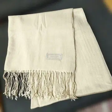 캐시미어 월드 캐시미어 스톨 아이보리 화이트