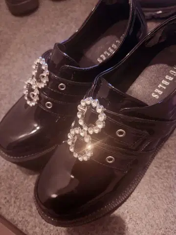 bubbles 더블 버클 통굽 신발