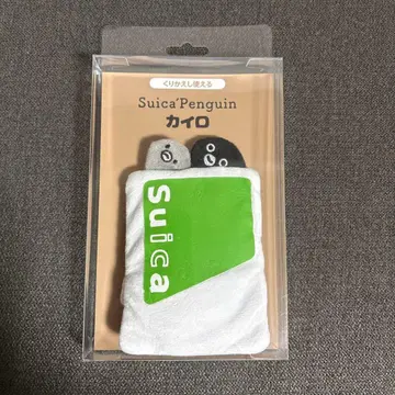 Suica 펭귄 반복 사용 가능한 핫팩 펜스타 한정판 수박 펭귄
