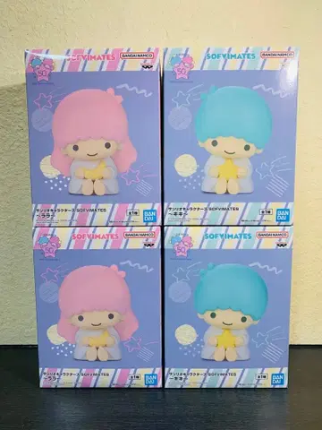 [미개봉 새상품] 산리오 캐릭터즈 키키 라라 피규어 4체 세트