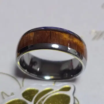 하와이안 주얼리 알로하 텅스텐 코어링 텅스텐 반지
