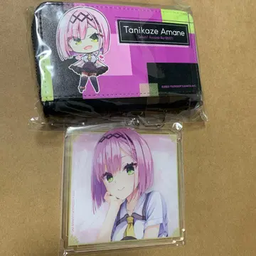 천사 시끌벅적 RE-BOOT! 아마네 미니 지갑 아크릴 키링 유즈소프트