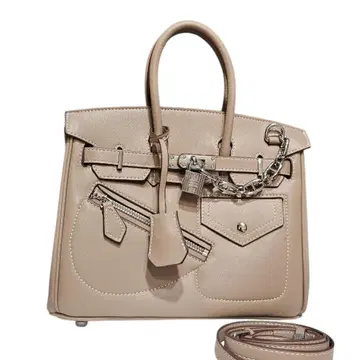 러버 킹 록 밀크티 베이지 핸드백 숄더백