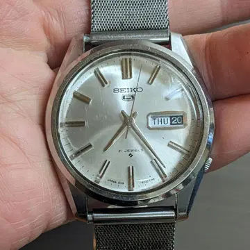 [ 작동품 ] SEIKO 5 6119-8021 희소 오리지널 케이스 포함