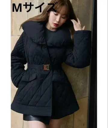 매디슨 퀼팅 쇼트 코트