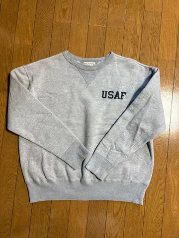 미러볼 USAF 헤비웨이트 맨투맨 그레이