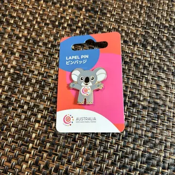 간사이 박람회 호주관 코알라 핀 배지